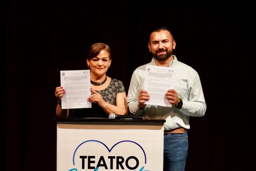 Sistema DIF Mazatlán y el Instituto de Cultura firman convenio “Teatro Incluyente”