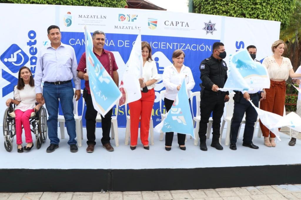 Gobierno Municipal y el Sistema DIF Mazatlán arrancan la campaña ‘Yo si respeto tus espacios’