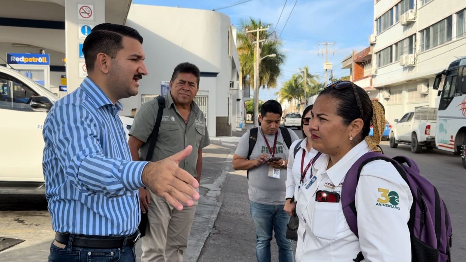 EVALÚAN LA DIRECCIÓN DE OBRAS PÚBLICAS, JUMAPAM Y LA PROFEPA EL DREN PLUVIAL ROOSEVELT.