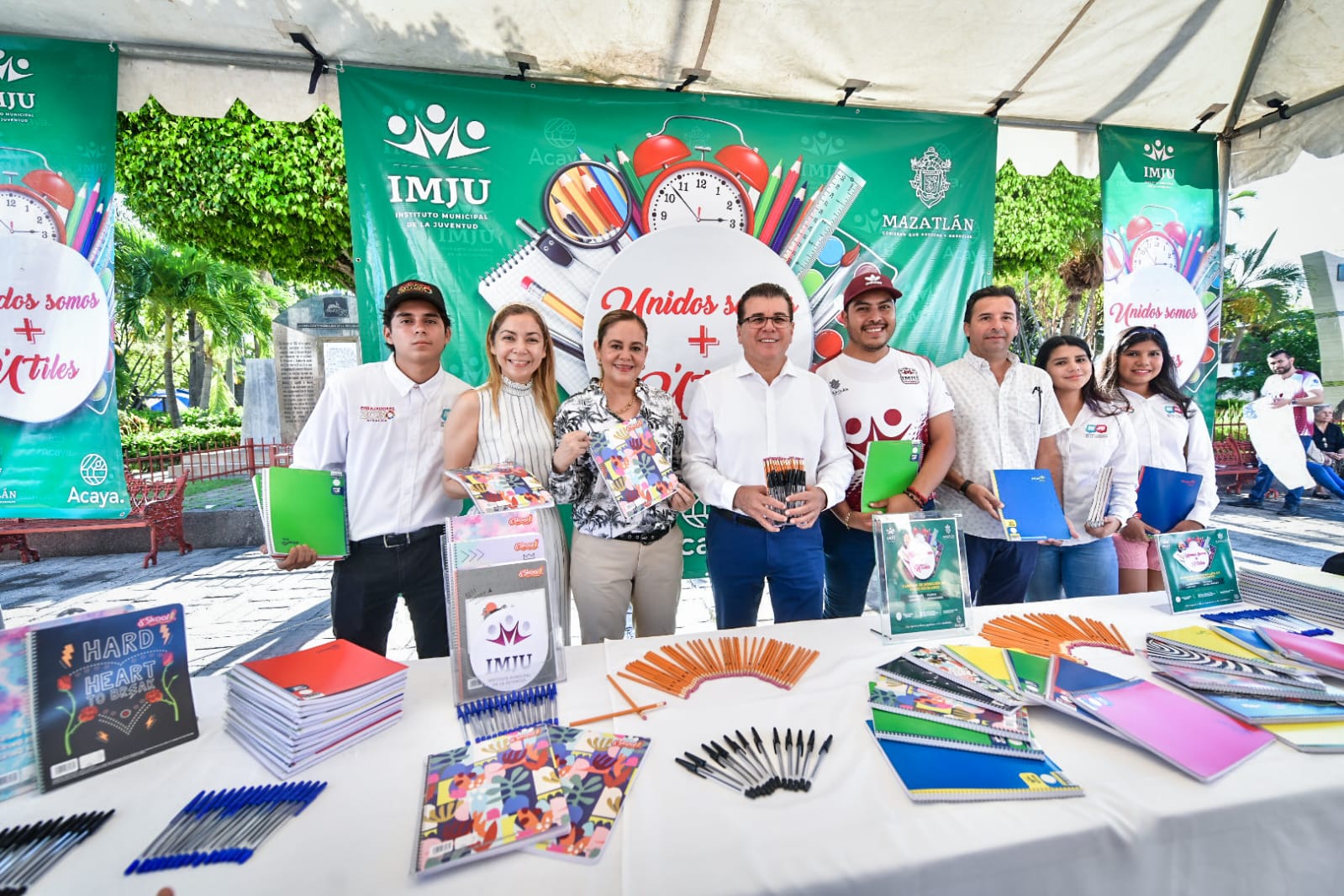 ¡Unidos somos más útiles! IMJU arranca campaña de donación de útiles escolares.