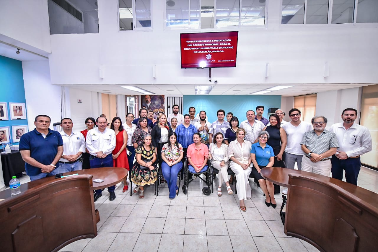 ¡Se logró! Mazatlán cuenta con un Consejo Municipal para el Desarrollo Sustentable.