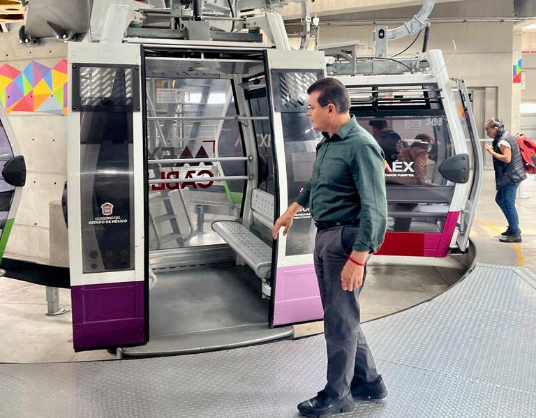 Visita Edgar González Mexicable, en el Estado de México