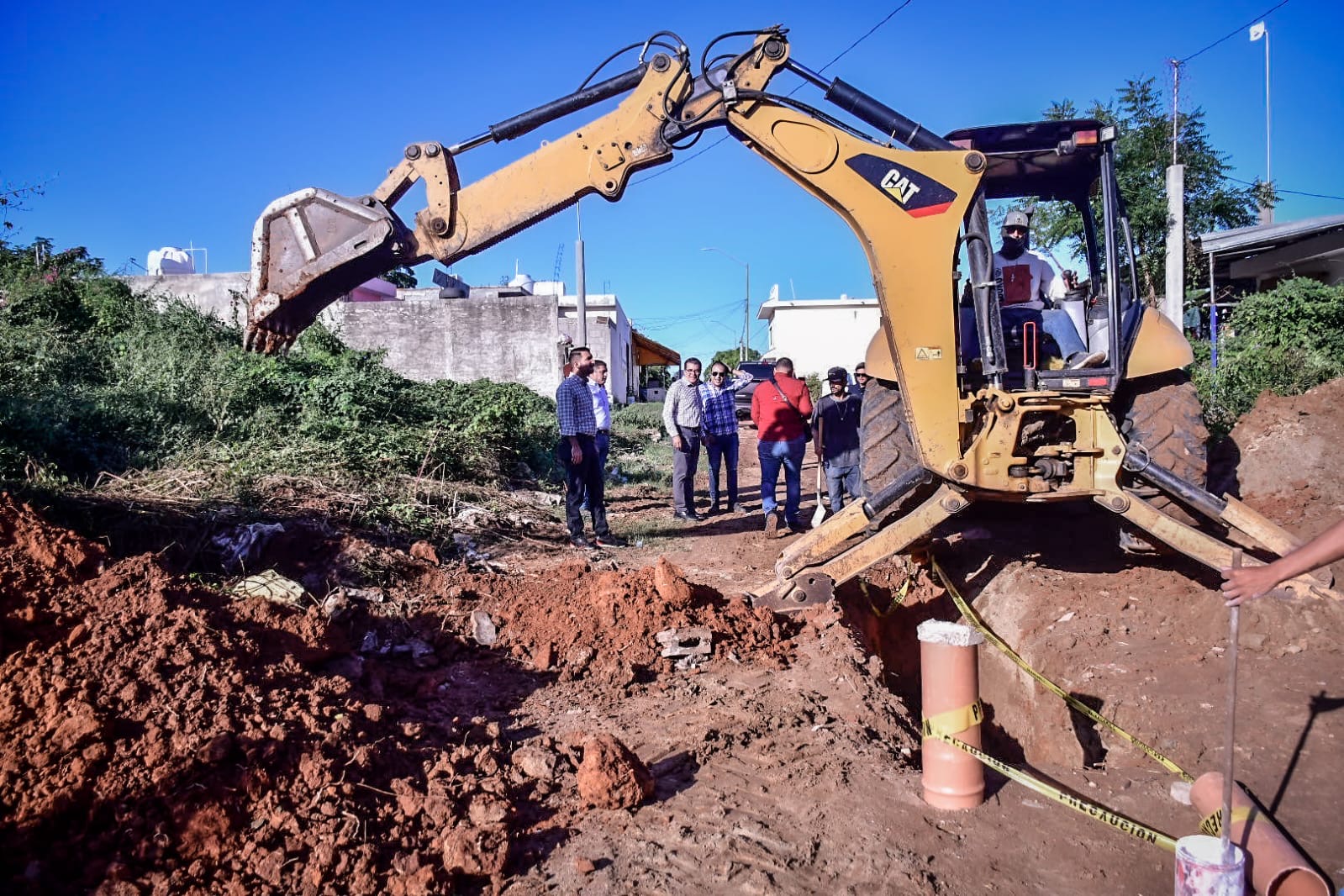 Vecinos de la Buenos Aires contarán con la red de drenaje, tras 35 años de carecer de servicios públicos.