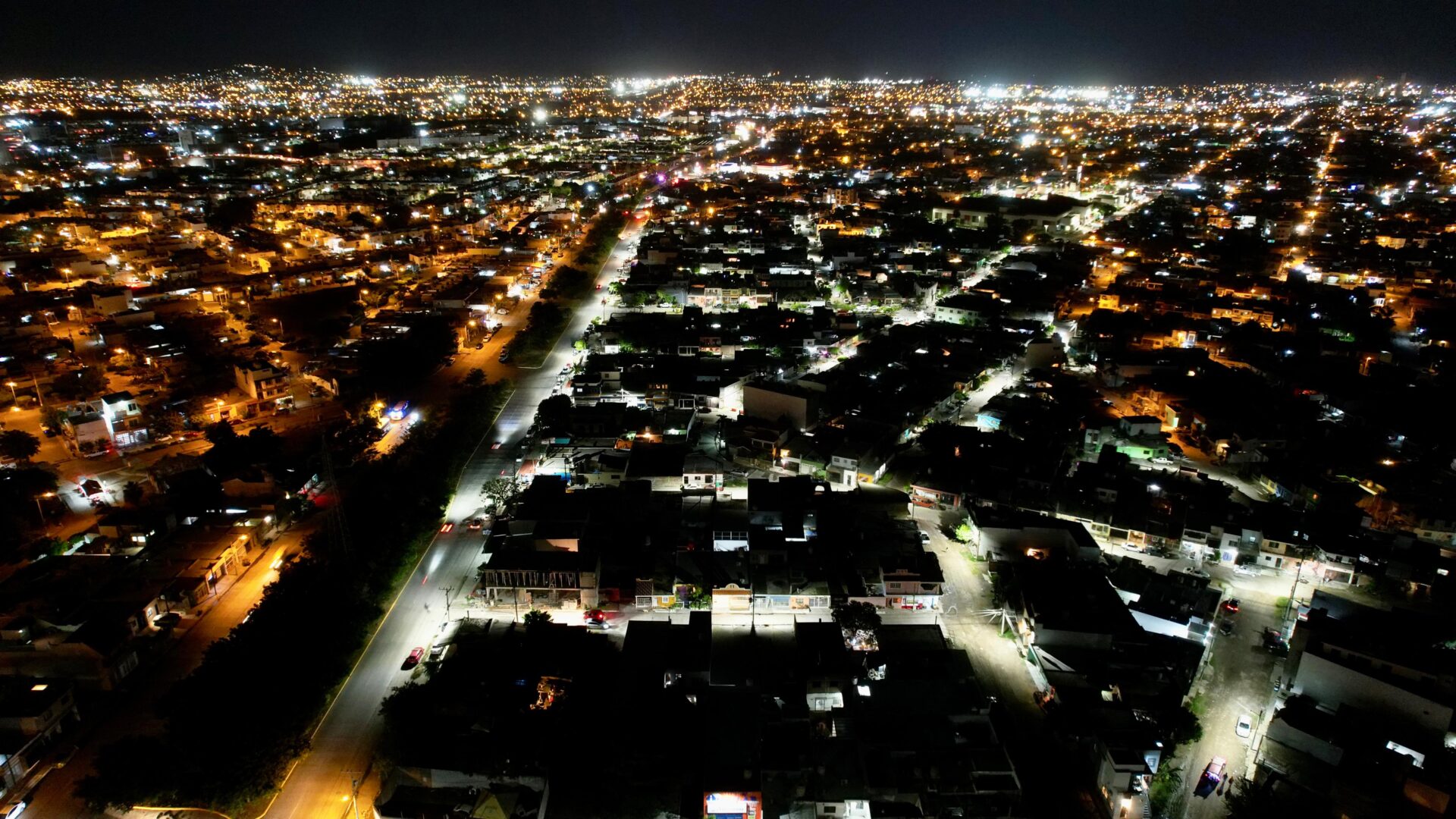 67 lámparas LED se encendieron en Dorados de Villa gracias al Programa Sustitución de Alumbrad Público.