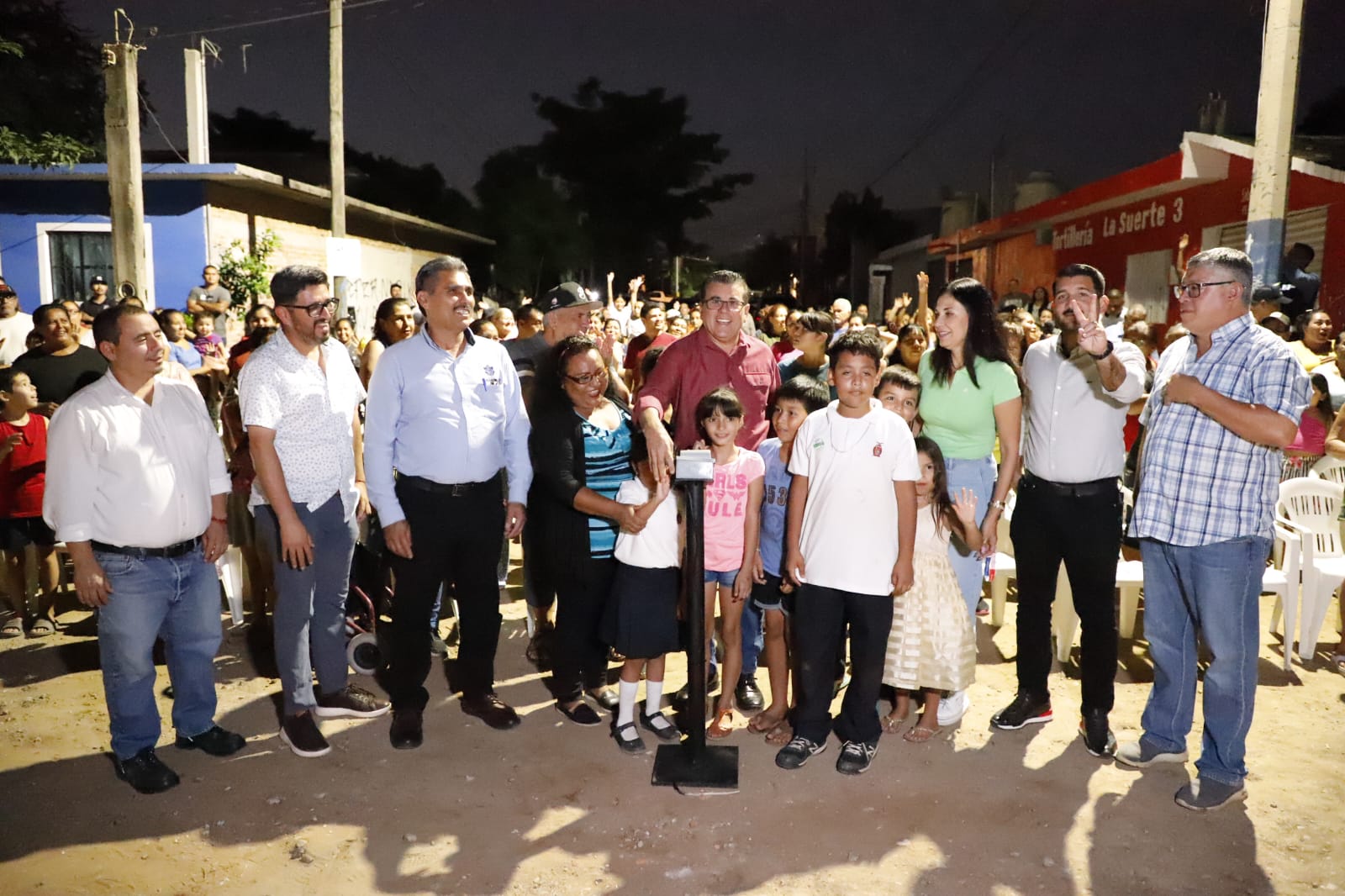 Programa de Sustitución de Alumbrado ilumina la Renato Vega y el fraccionamiento San Marcos.