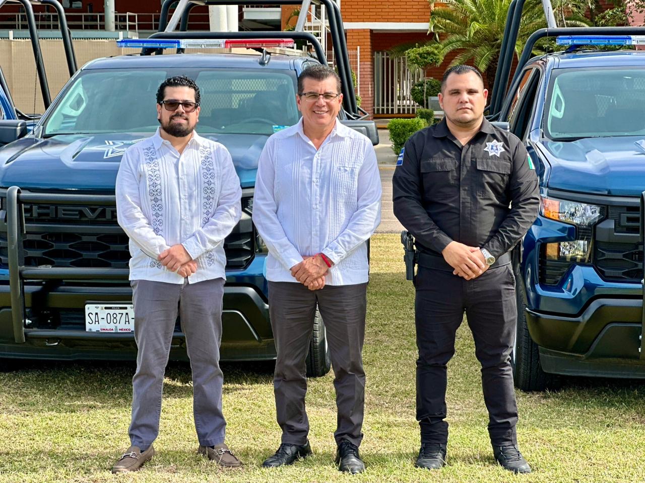 Recibe Mazatlán 6 patrullas equipadas del Secretariado Ejecutivo de Seguridad Pública.